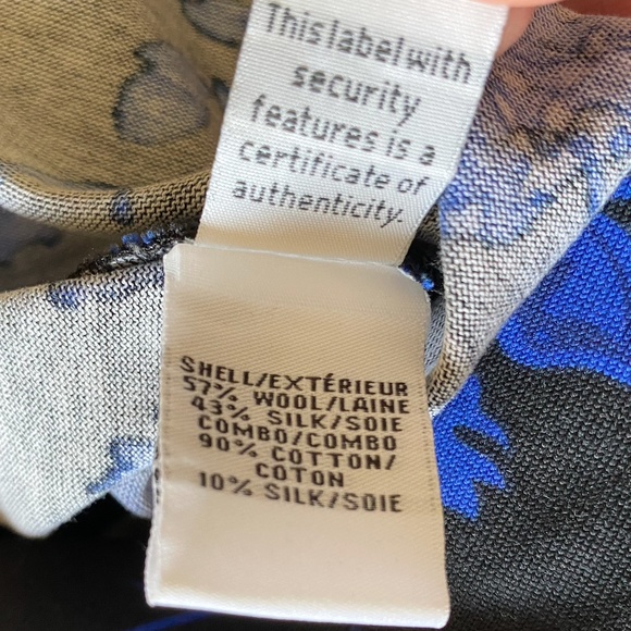 Diane Von Furstenberg DVF Valerie Wool & Silk Wrap Dress - Picture 3 of 3